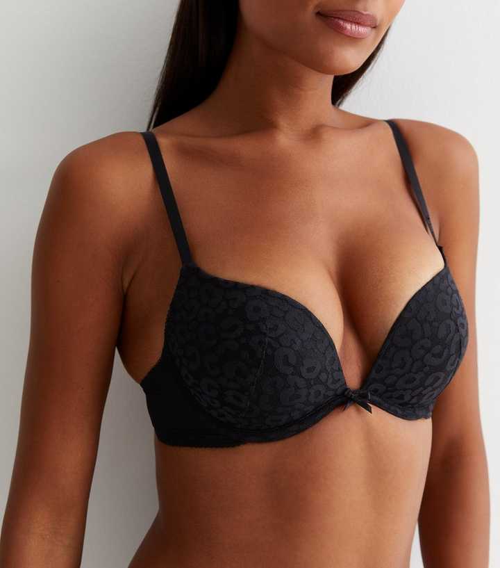 Women's Plunge Bra Lace Front Button Shaping Cup Adjustable