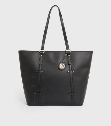 Ladies black store tote handbags