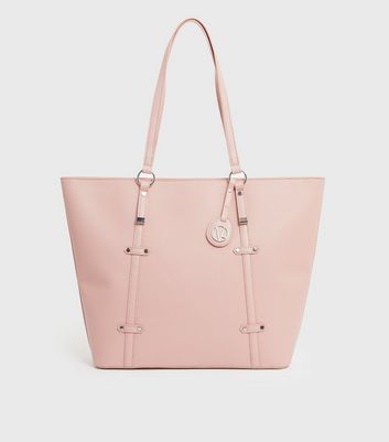 Pale pink leather clearance bag