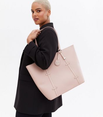 Pink leather tote bags new arrivals