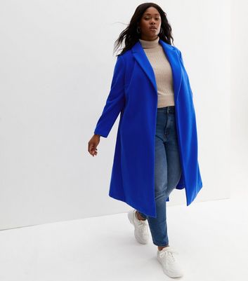 Royal blue 2024 coats and jackets