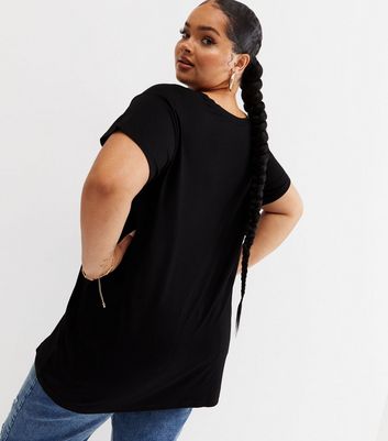 Be A Boss Babe Black Oversized Logo T Shirt New Look