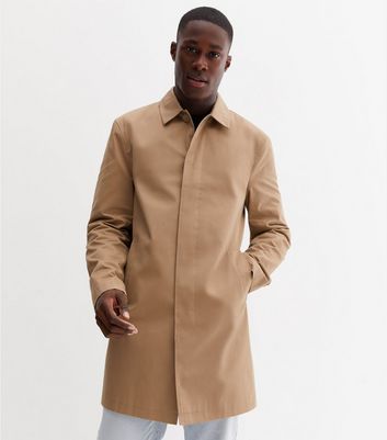 Camel Long Sleeve Collared Anorak New Look