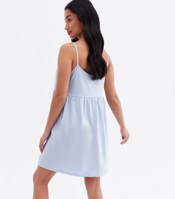 Light blue outlet jersey dress