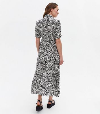 Collared Midi Shirt Dress 