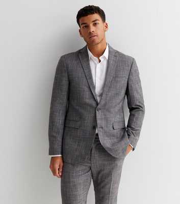 Dark Grey Slim Suit Jacket