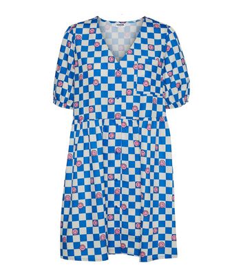 Click to view product details and reviews for Noisy May Blue Checkerboard Mini Smock Shirt Dress New Look. Click to view product details and reviews for Noisy May Blue Checkerboard Mini Smock Shirt Dress New Look.
