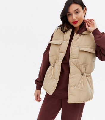 Utility sale sleeveless jacket