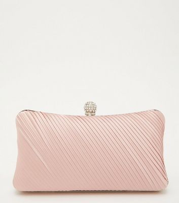 Baby pink clutch bag clearance new look