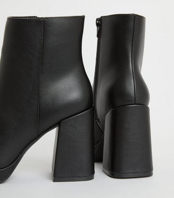 Ankle boots hotsell heel platform