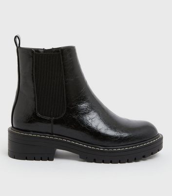 New look chunky on sale flat chelsea boot