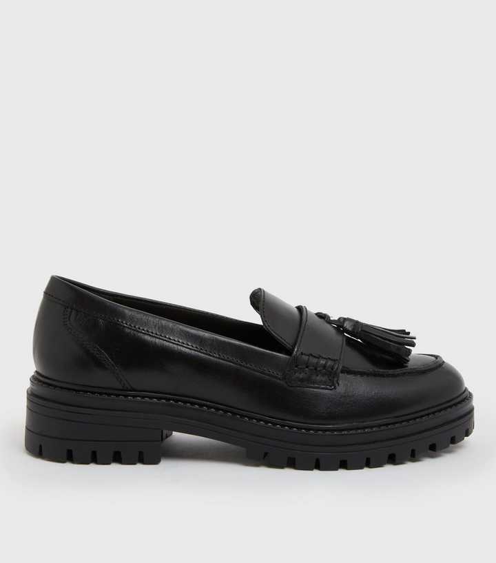 Leather Chunky Loafers curated on LTK