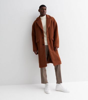 Rust store teddy coat