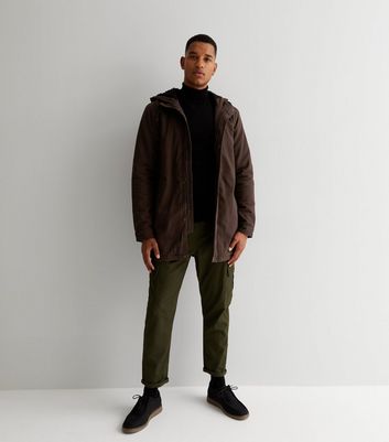 New look shop mens parka coats