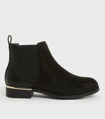 new look suede chelsea boots