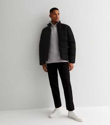 Only & Sons Black Puffer Jacket
