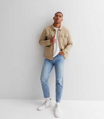 Only & Sons Tan Double Pocket Shacket