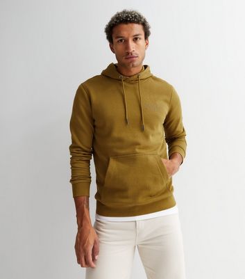 Only & Sons Green Logo Health Club Hoodie