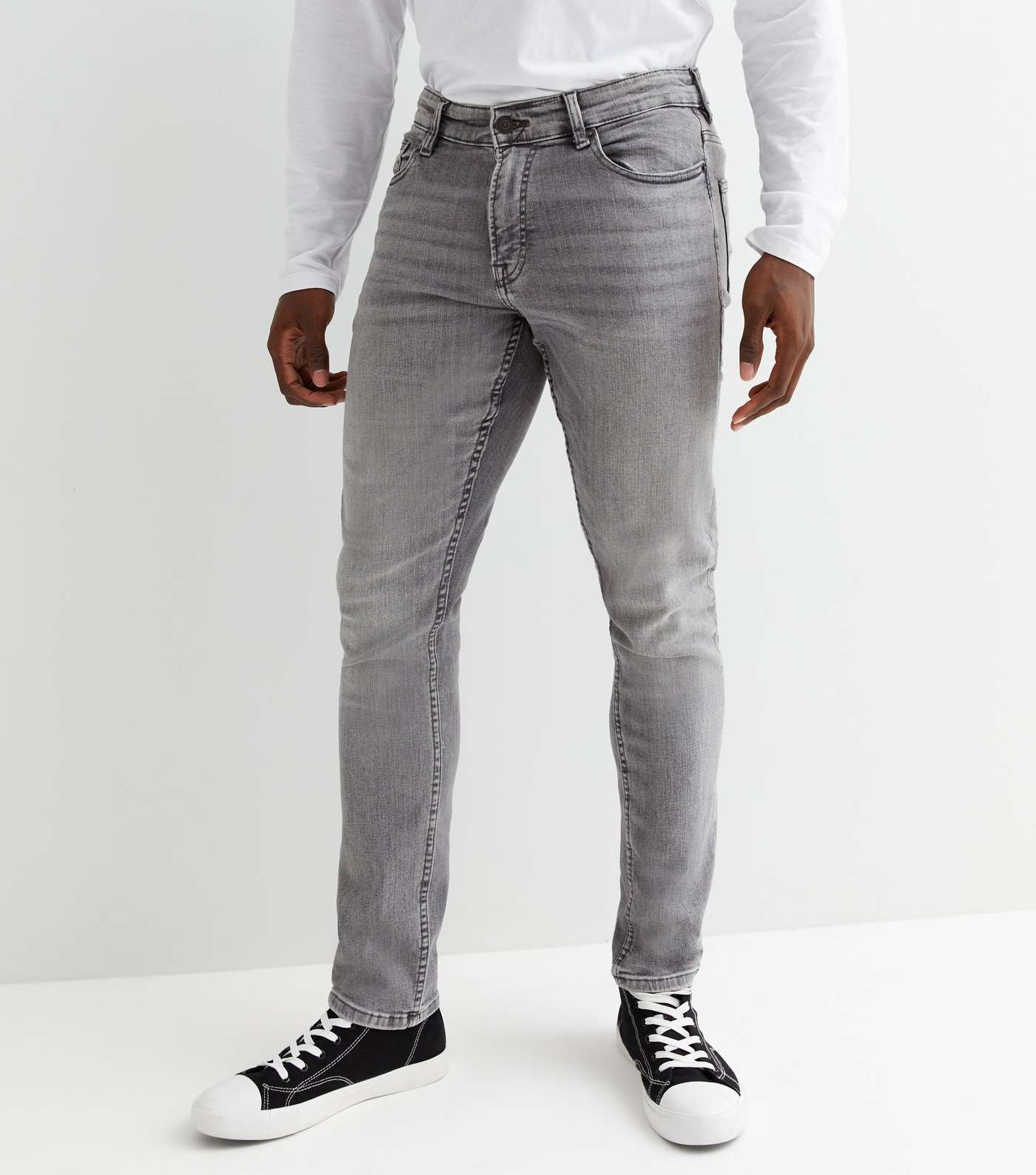 Only & Sons Dark Grey Slim Fit Jeans Image 2
