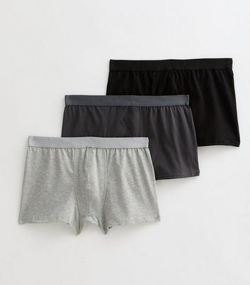 Men's 3 Pack of Cotton Blend Boxers New Look