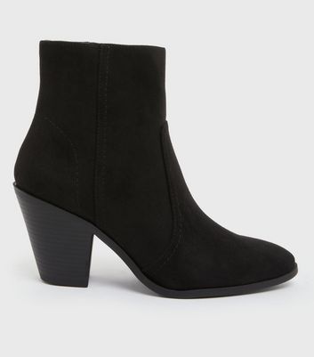 new look black suede boots