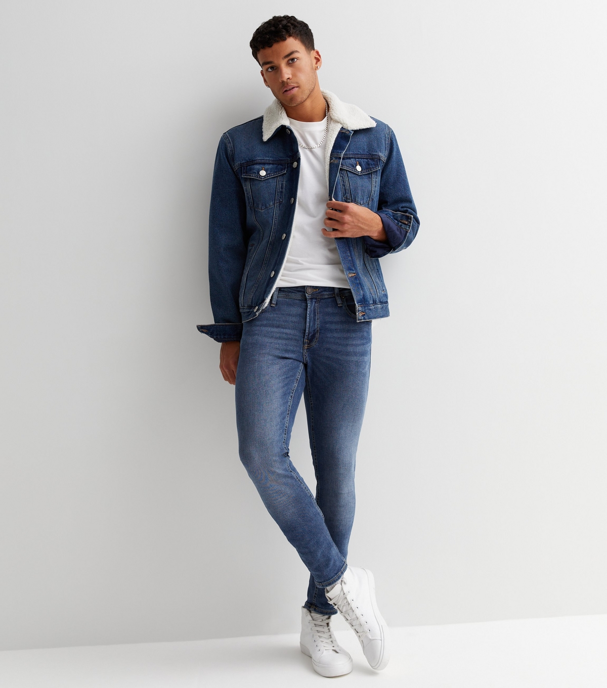 Men's Blue Regular Fit Jeans Jack & Jones New Look