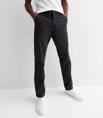 black chinos regular fit