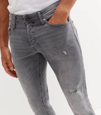 Jack and jones grey hot sale jeans