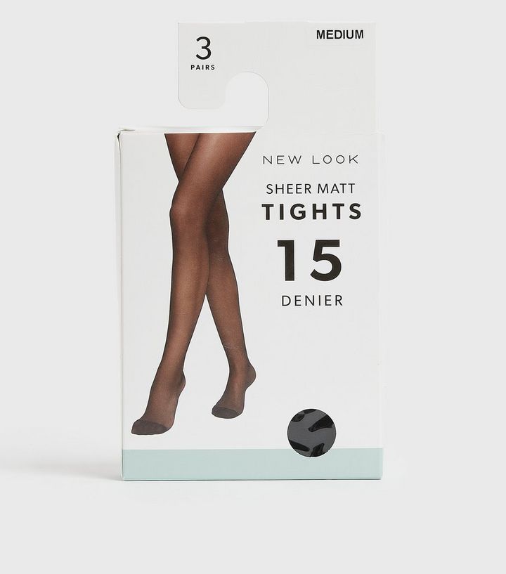 3pk 15 Denier Body Shaping Tights M&S Collection M&S