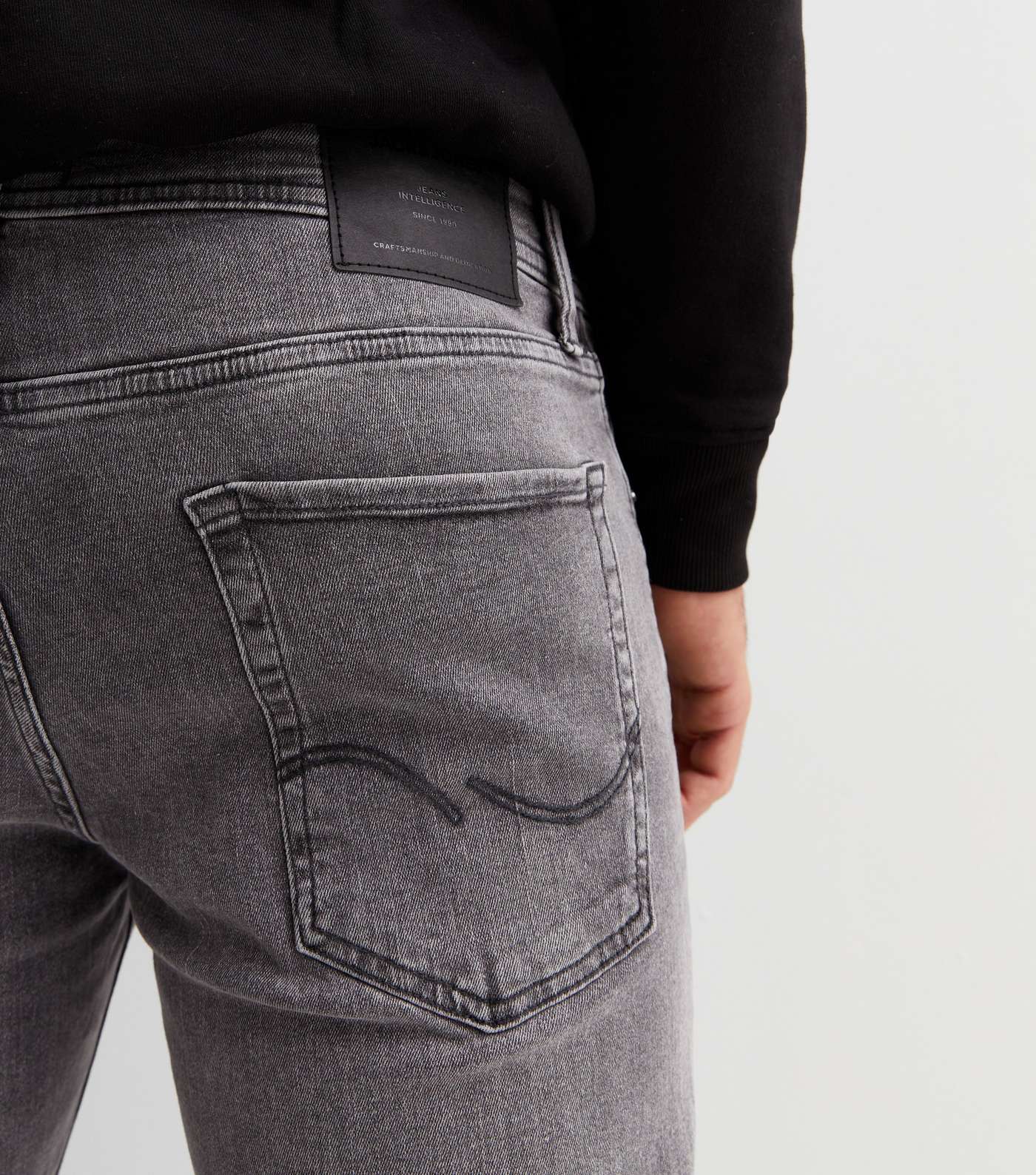 Jack & Jones Grey Regular Fit Jeans Image 3