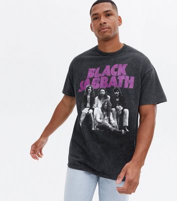 Black Logo Black Sabbath T-Shirt | New Look