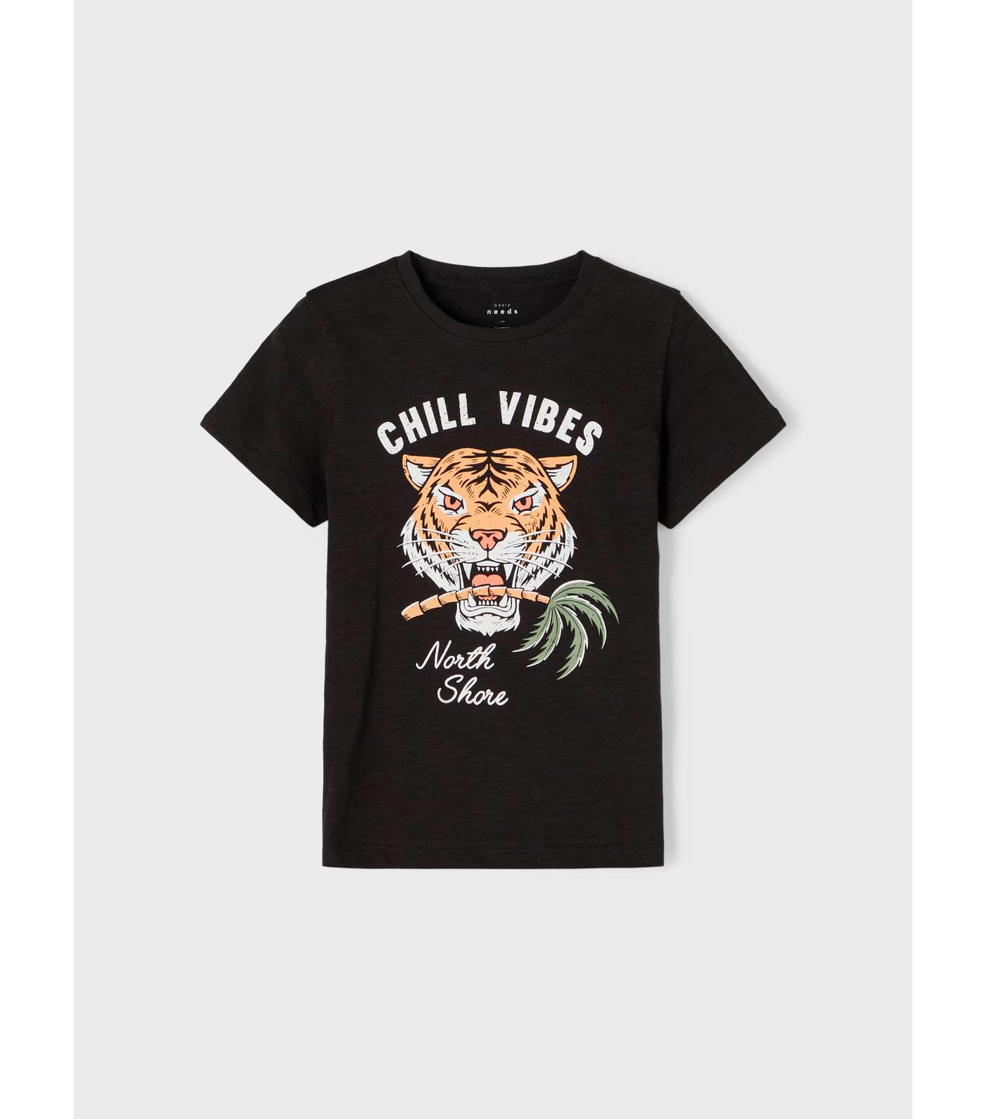 Name It Black Chill Vibes Logo T-Shirt
