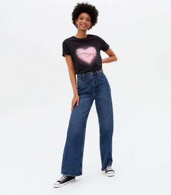 Damen Bekleidung Black Logo Positive Energy Heart T-Shirt