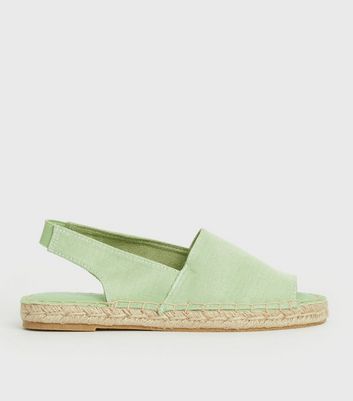 shop for Vero Moda Light Green Espadrille Sandals New Look at Shopo