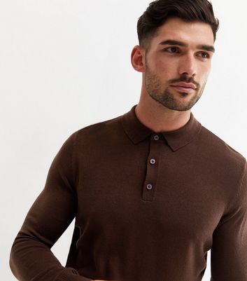 Long sleeve best sale polo jumper mens