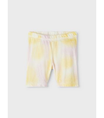 Name It White Tie Dye Cycling Shorts New Look