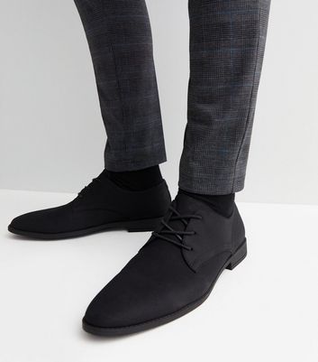 Black suede derby sale