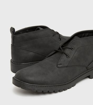 All black clearance desert boots