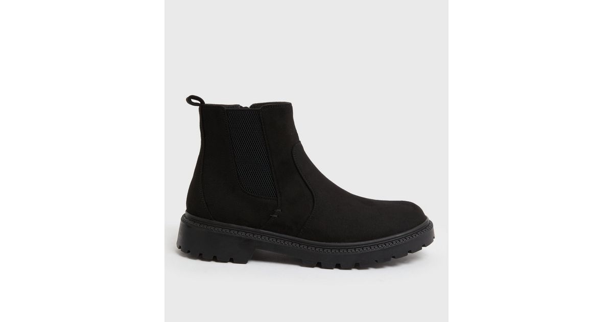 suedette chelsea boots