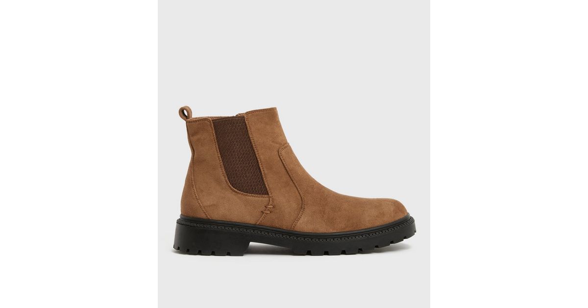 suedette chelsea boots