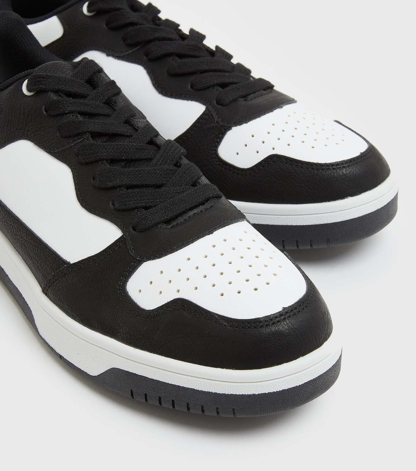 Black Contrast Panel Chunky Trainers Image 4