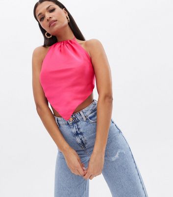 new look halter neck top