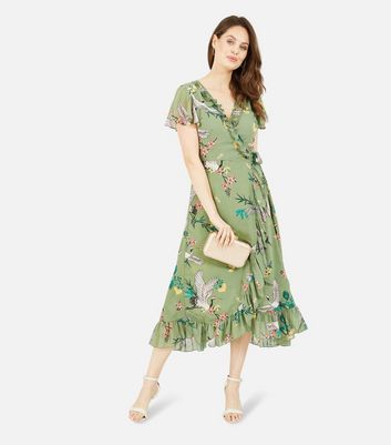 Oasis bird print top dress