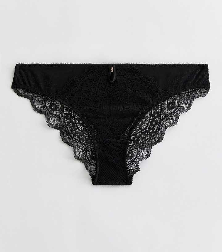 dais Daily Underwear | Brazilian Lace | Black