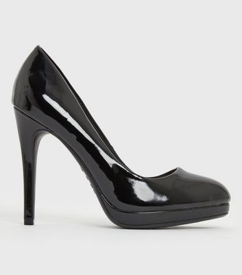 Black patent hotsell court heels