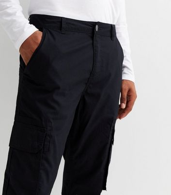 six pocket Black Cargo Pant Trousers