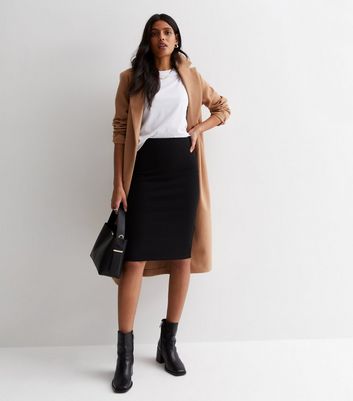 Black work clearance skirt new look