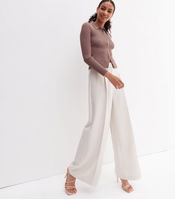 Buy Cream Trousers & Pants for Women by Forever New Online | Ajio.com