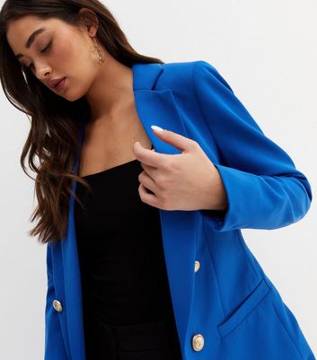 Bright Blue Utility Blazer