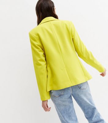 Yellow blazer deals new look